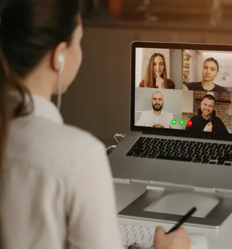 consulting a customer